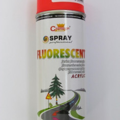 Spray vopsea Profesional CHAMPION ROSU FLUORESCENT 400ml ManiaCars