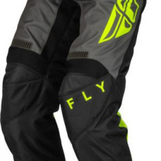 Pantaloni Off-Road Fly Racing F-16 Gri / Galben / Negru Marimea 32 FLY 376-93032