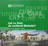 CUI I-E FRICA DE CARTIERUL MATACHE? PRINCIPII DE REGENERARE URBANA PENTRU ZONA MATACHE - GARA DE NORD DIN B-238471