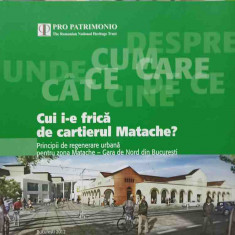 CUI I-E FRICA DE CARTIERUL MATACHE? PRINCIPII DE REGENERARE URBANA PENTRU ZONA MATACHE - GARA DE NORD DIN BUCURE