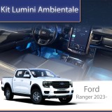 Kit lumini ambientale pentru Ford Ranger 2023, set complet cu control din telefon