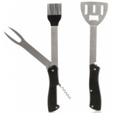 Set ustensile gratar Hessa 5 in 1 compact pliabil usor de transportat