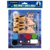 Vopsea de fata si accesorii pentru Halloween, Starpak, 6 culori