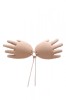 BRA243-152 Sutien invizibil model maini, bej nude, Push Up, c