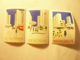 Serie mica Hong Kong 1981 Arhitectura , 3 valori ( din 4v), Nestampilat