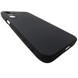 Husa tip capac spate silicon TPU Matte neagra pentru Samsung Galaxy A16 4G, 5G