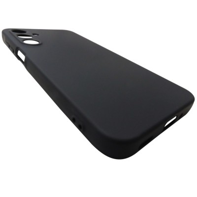 Husa tip capac spate silicon TPU Matte neagra pentru Samsung Galaxy A16 4G, 5G foto