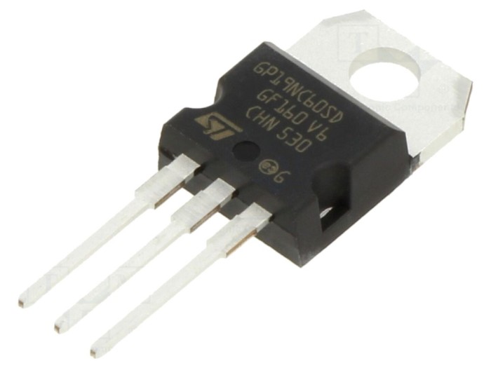 Tranzistor IGBT 600V 20A TO220AB - STMicroelectronics