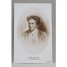 MAREA DUCESA MARIE VON MECKLENBURG - SCHWERIN , CARTE POSTALA ILUSTRATA , MONOCROMA, NECIRCULATA , PERIOADA PRIMULUI RAZBOI MONDIAL
