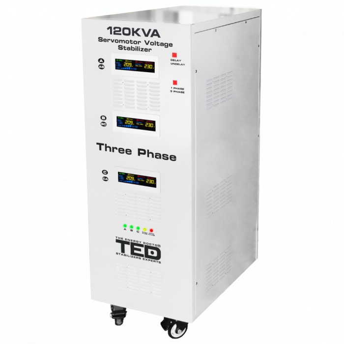 Stabilizator retea maxim 120KVA-SVC cu servomotor trifazat-trifazat TED000088 SafetyGuard Surveillance