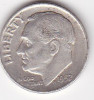 SUA USA 1 DIME 10 Centi 1952, America de Nord, Argint