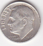 SUA USA 1 DIME 10 Centi 1952