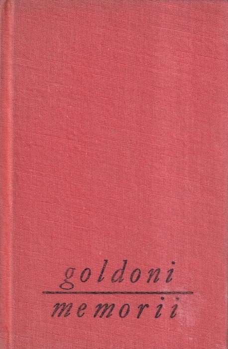 Carlo Goldoni - Memorii