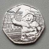 Moneda 50 pence Marea Britanie 2018 unc / necirculata Paddington at the palace.