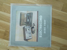 *Disc Test, disc placa vinil vinyl electrecord foto