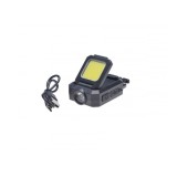Lanterna breloc cu LED reincarcabila USB mica cu carabina