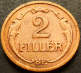 Cumpara ieftin Moneda istorica 2 FILLER - UNGARIA, anul 1935 * cod 2991 B, Europa