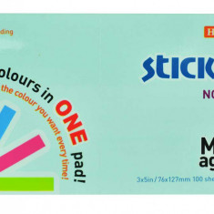 Magic Notes Autoadeziv 76 X 127 Mm, 100 File, Stick"n Magic Notes - 4 Culori Pastel