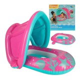 Colac Inot Bestway cu Parasolar pentru Bebelusi 1-2 ani, 18 kg, roz