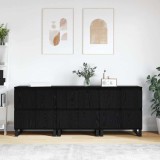 Cumpara ieftin Bufeturi 3 pcs Stejar negru 180 x 35 x 70 cm Lemn compozit