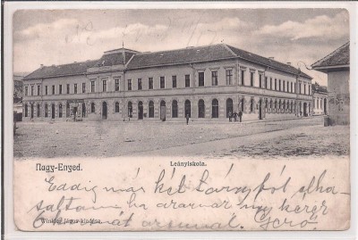 Carte postala circulata in anul 1908 Aiud foto