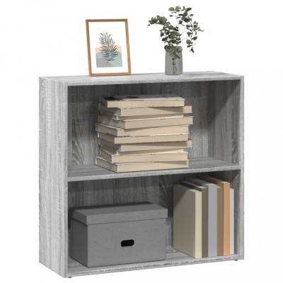 vidaXL Bibliotecă, gri sonoma, 80x30x77 cm, lemn prelucrat 857927 foto