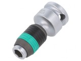 Adaptor Hexagonal 1/4 la Pătrat 3/8 44mm
