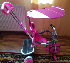 Tricicleta Galaxy 3 in 1 roz foto