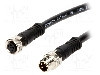 Conector M8, 4 pini, clasa etanseitate {{Clasa etan&amp;amp;#351;eitate}}, MOLEX - 120087-8711 foto