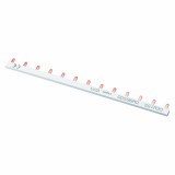 Bareta de alimentare 1P busbar pin 13M 80A Gewiss gri GW96500