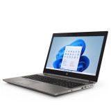 Laptop Refurbished, HP ZBOOK 15 G6, Procesor I7 9850H, Memorie RAM 32 GB, SSD 1TB NVME, Windows 11 Pro, Placa Video Nvidia Quadro T1000, US/UK, Backli
