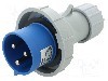 Conector alimentare AC, IEC 60309, IP67, 32A, 0,23kV, 3 pini, TAIZHOU BAOLUDA ELECTRIC - QX-290