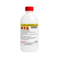Alcool izopropilic 87%, 500 ml, pentru curatare si degresare tehnica(ALC0.5L-87%)