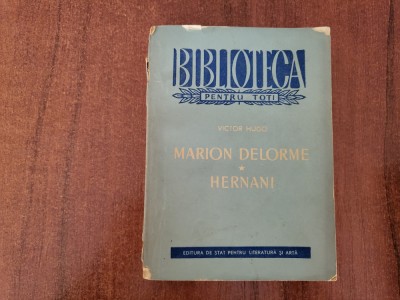 Marion Delorme.Hernani de Victor Hugo foto