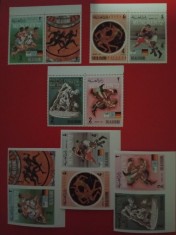 RAS AL KHAIMA, SPORT MUNICH - SERIE COMPLETĂ PERF./IMPERF. MNH