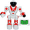 Robot de jucarie cu radiocomanda, acumulator reincarcabil, sunete si lumini - Canta si danseaza, 27 cm