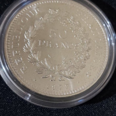 Franța - 50 Fr. 1977 , Argint moneda