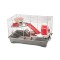 CUSCA PENTRU HAMSTERI MPS FLAT VIP CHROME GREY 58x32x38(h)cm