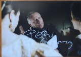 Autograf al regizorului britanic Peter Greenway pe fotografie mare, 1