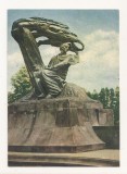 FA68-Carte Postala-POLONIA - Varsovia, Monument of Frederic Chopin, necirculata, Fotografie