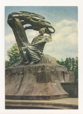 FA68-Carte Postala-POLONIA - Varsovia, Monument of Frederic Chopin, necirculata foto
