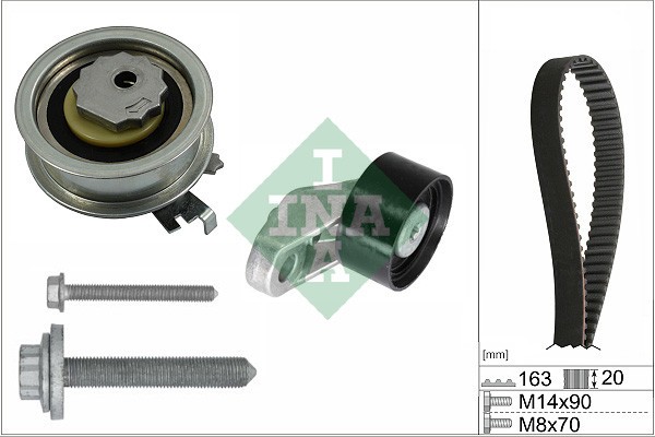 INA 530 0846 10 Set curea de distributie