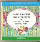 Engleza de baza pentru copii-Vasilica Firimita