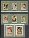Ajman.1971 Pictura Renoir-Bl. nedantelate DP.7, Arta, Nestampilat