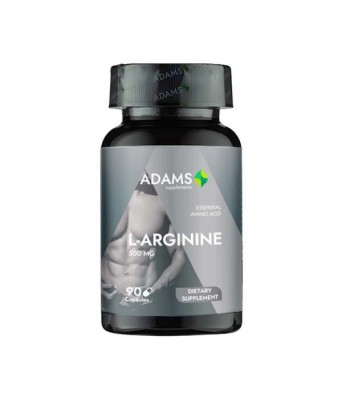 L-Arginine 500 miligrame 90 capsule Adams foto