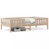 Gossi cadru pat fara saltea, 90x190 cm, lemn masiv de pin