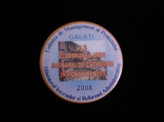 QW9 N2 9 - insigna - militar - pompieri - ISU - Galati - an 2008