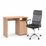 Set de birou Family One 100x50x74 cm cu scaun rotativ Fit, stejar Sonoma-gri