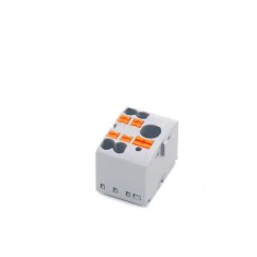 Conectori 225-6-4 PTFIX 2.5mm pe sina DIN