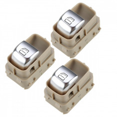 Set 3 Buc Buton Geam Pasager Compatibil Mercedes-Benz V-Class W447 2014→ Bej A20590515138R73